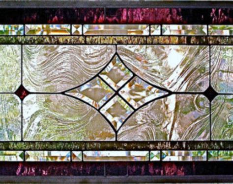 the incredible pacifica all clear beveled cluster stained glass