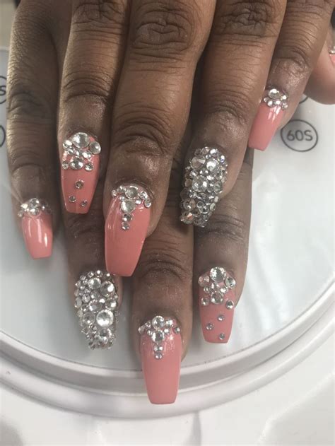 diamonds  diamonds nail designs nails diamond