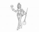 Sorceress Coloring Nest Dragon Class Pages 667px 75kb sketch template