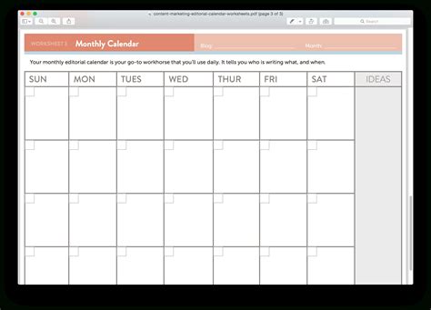 social media posting schedule template calendar template printable