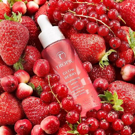 brightening serum glow berry tropic skincare skin care natural ingredients