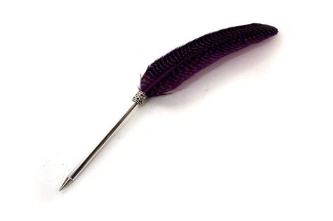 plume plume pour ecrire avec pointe de stylo violet