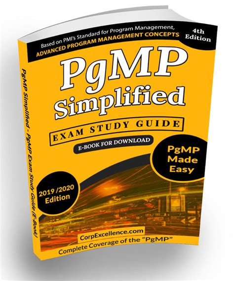 pgmp simplified certification exam study guide fourth edition