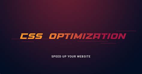 optimize css code   faster website