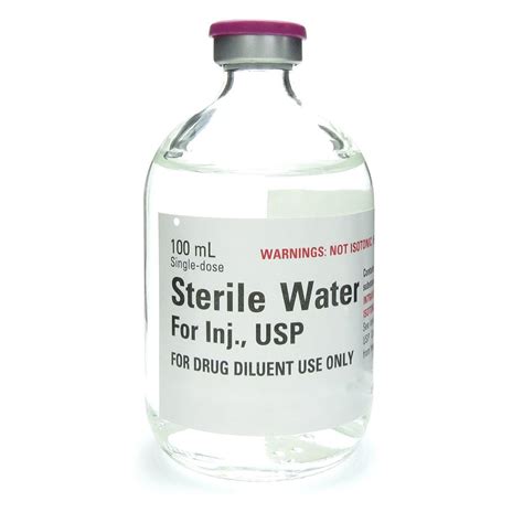 sterile water  injection ml china distilled water  diluent