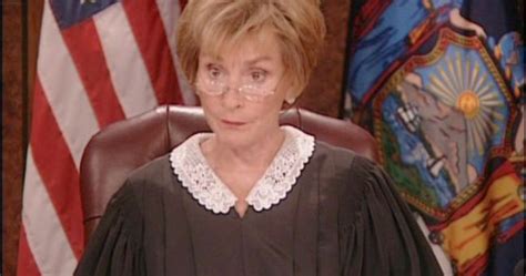that s baloney judge judy strips off to the world her ie