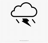 Thunderstorm Temporale Clipartkey sketch template