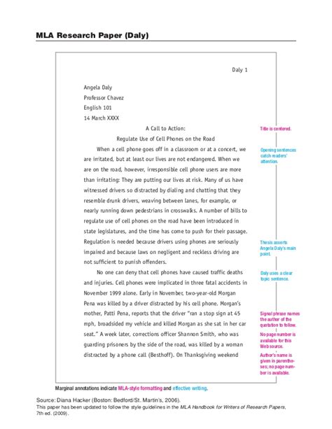 mla format abstract sample    write  paper   format