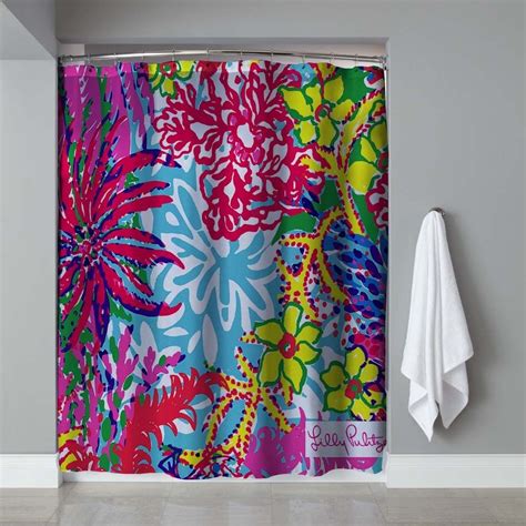 Best Cheap Lilly Pulitzer Colorful Custom Shower Curtain 60 X72