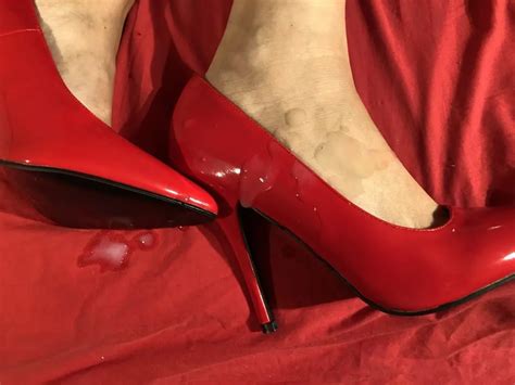 new red high heel pumps 14 pics xhamster