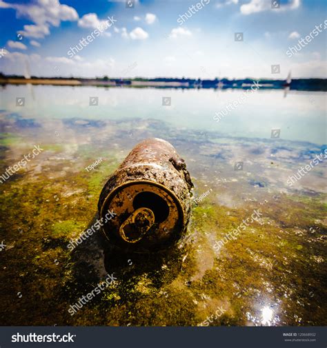 garbage polluting  natural environment pollution nature series stock photo