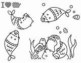 Pusheen Coloring Pages Mermaid Cat Beautiful Printable Line Print Drawing Color Bettercoloring Kids sketch template