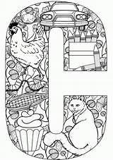 Letter Coloring Pages Alphabet Printable Letters Adults Start Things Activities Sheknows Kids Printables Adult Print Sheets Colouring Words Color Template sketch template