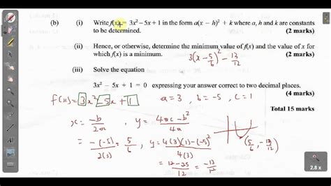 csec cxc maths  paper  question  january  exam solutions