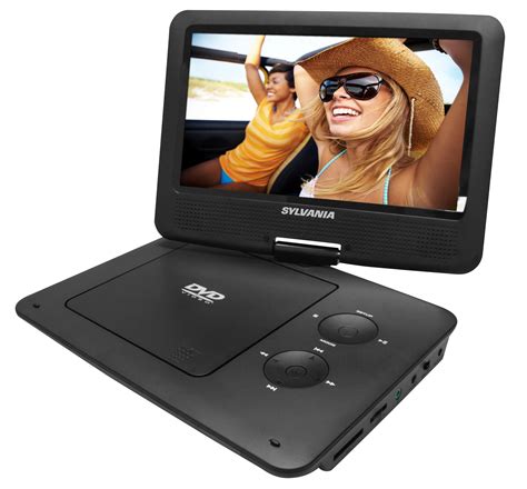 amazoncom sylvania   swivel screen portable dvdcdmp player   hour built