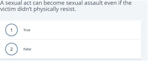 solved question 3 of 21 someone who is sexually assaulted