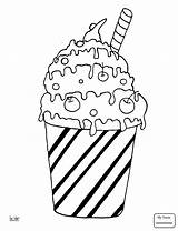 Coloring Pages Pancake Cocktail Milk Ice Kids Cream Color Printable Drawing Sheets Cupcake Sweet Housework Desserts Print Getdrawings Beautiful Categories sketch template