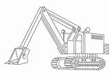 Construction Vehicles Coloring Pages Kids Print Color sketch template