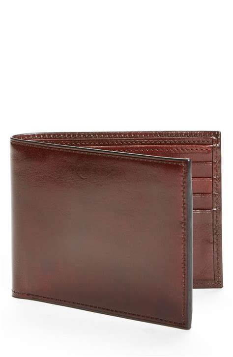 bosca id flap leather wallet nordstrom