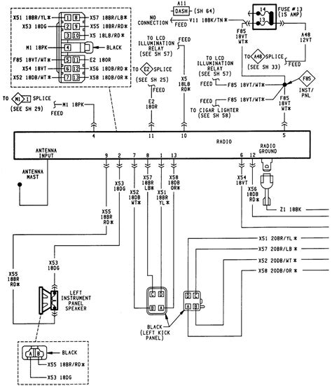 radio wiring diagram jeep cherokee