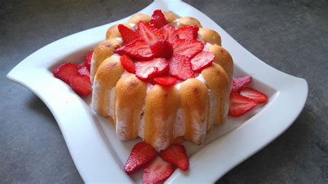 recette charlotte aux fraises sur le plaisir de partager avec celine
