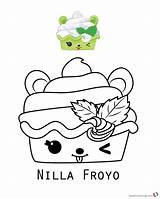 Num Coloring Noms Nilla Froyo Pages Printable Cute Sheet Color Kids Series Print Bettercoloring sketch template