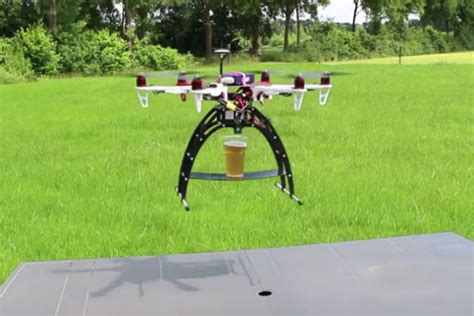 beer delivering drone     time  christmas