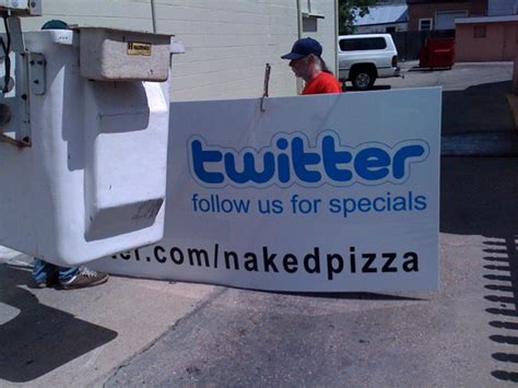 a sign of things to come naked pizza erects twitter billboard techcrunch