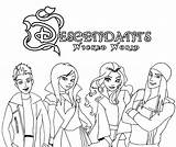 Descendants Coloring Pages Wicked sketch template