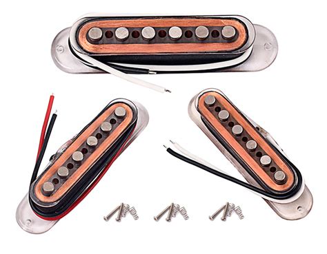 buy lamsam strat style electric guitar pickup set single coil pickups loaded high output alnico