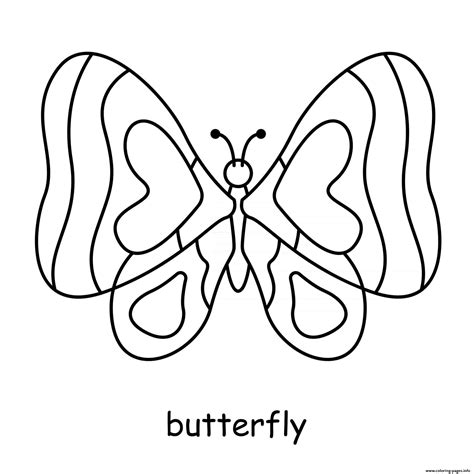 cute butterfly coloring page printable