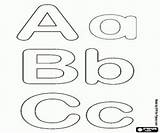 Abecedario Alphabet Burbuja Colorearjunior Oncoloring sketch template