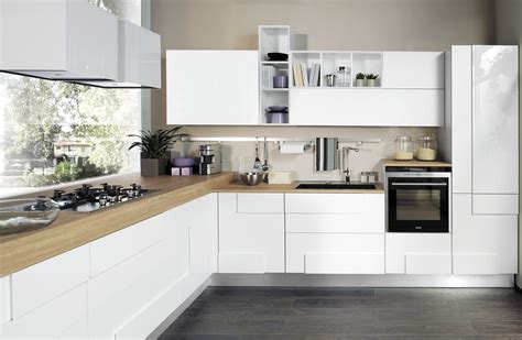 cucina bianca  soluzioni  arredare proposti da lube lube store