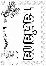 Bianca Tatiana Coloring Pages Color Print Hellokids Wishenpoof Names Online Template sketch template