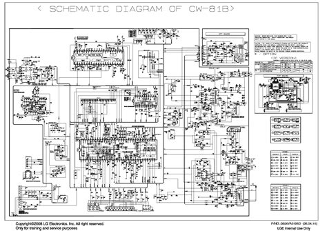 schematic diagram  lg crt tv