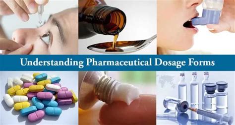types  dosage forms  pharmaceuticals healthtian