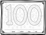 Coloring 100th School Pages Popular sketch template