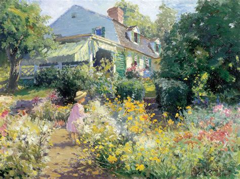 impressionism american gardens  canvas underpaintings magazine