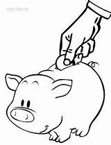 Dinero Piggy Cool2bkids Ausmalbilder Savings Tirelire Union Sparen Pintar Face Pageant sketch template