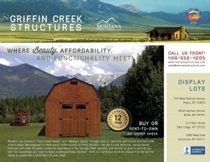shed buying guide montana structures serving mt wy