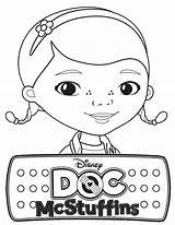 Doc Mcstuffins Coloring Pages Face Kids Color Print Draw Creativity Ages Recognition Develop Skills Focus Motor Way Fun sketch template