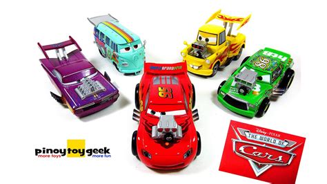Disney Pixar Cars Hot Rod Deluxe Set Lightning Mcqueen Tow
