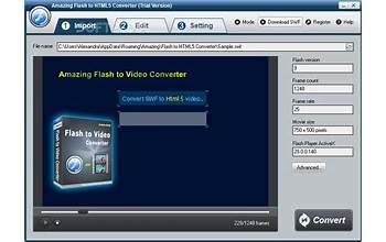 Free Flash to HTML5 Converter screenshot #4
