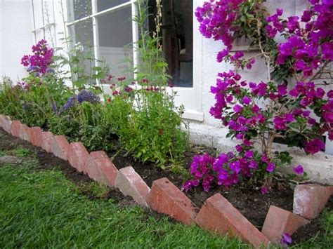 breathtaking  beautiful brick flower bed ideas  front yard