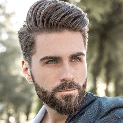 Gentleman Haircut With Beard