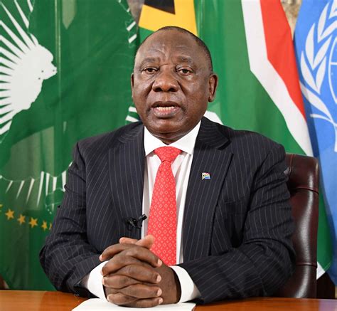 president cyril ramaphosa address   virtual high leve flickr