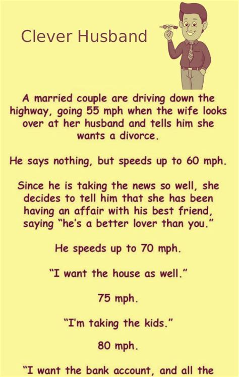 husband wife jokes and funny story wife told husband that