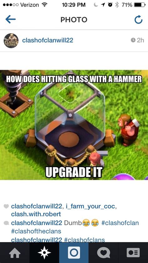 clash  clans images  pinterest funny stuff