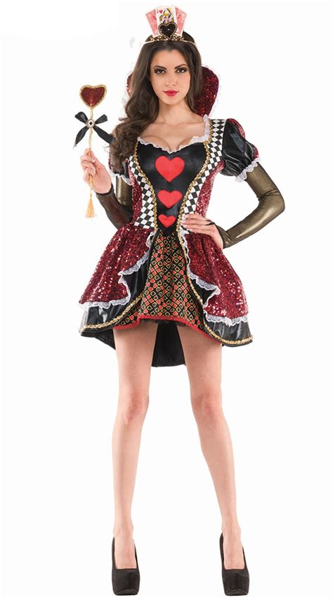 Buy Women S Alice In Wonderland Costume Red Queen Of