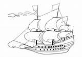 Segelschiff Jahrhundert Malvorlage sketch template